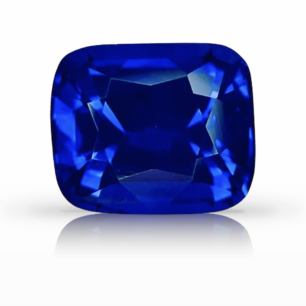 6.28ct Sapphire, Cushion, Blue gemstone, 11 x 9.2MM, item #6166