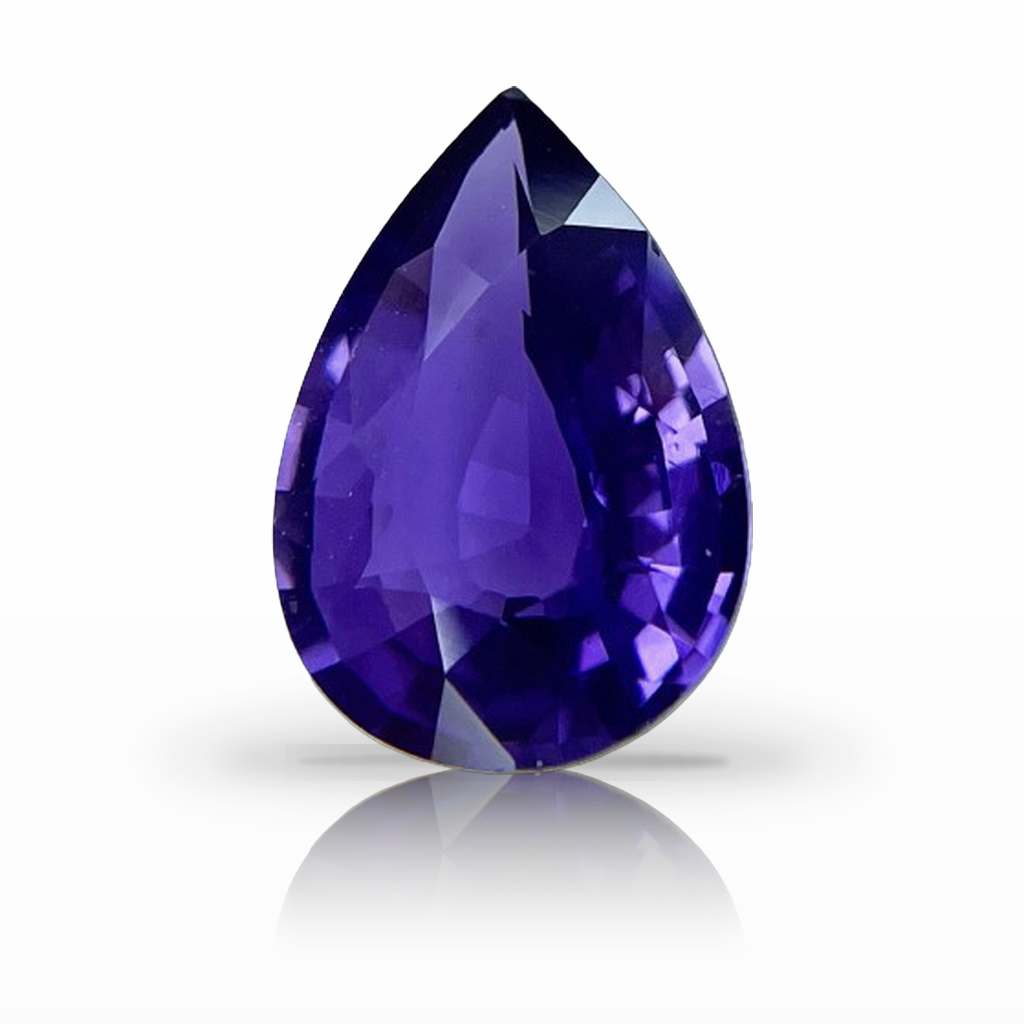 2.06ct Sapphire, Pear Shape, Purple gemstone, 10.5 x 7.4MM, item #6168
