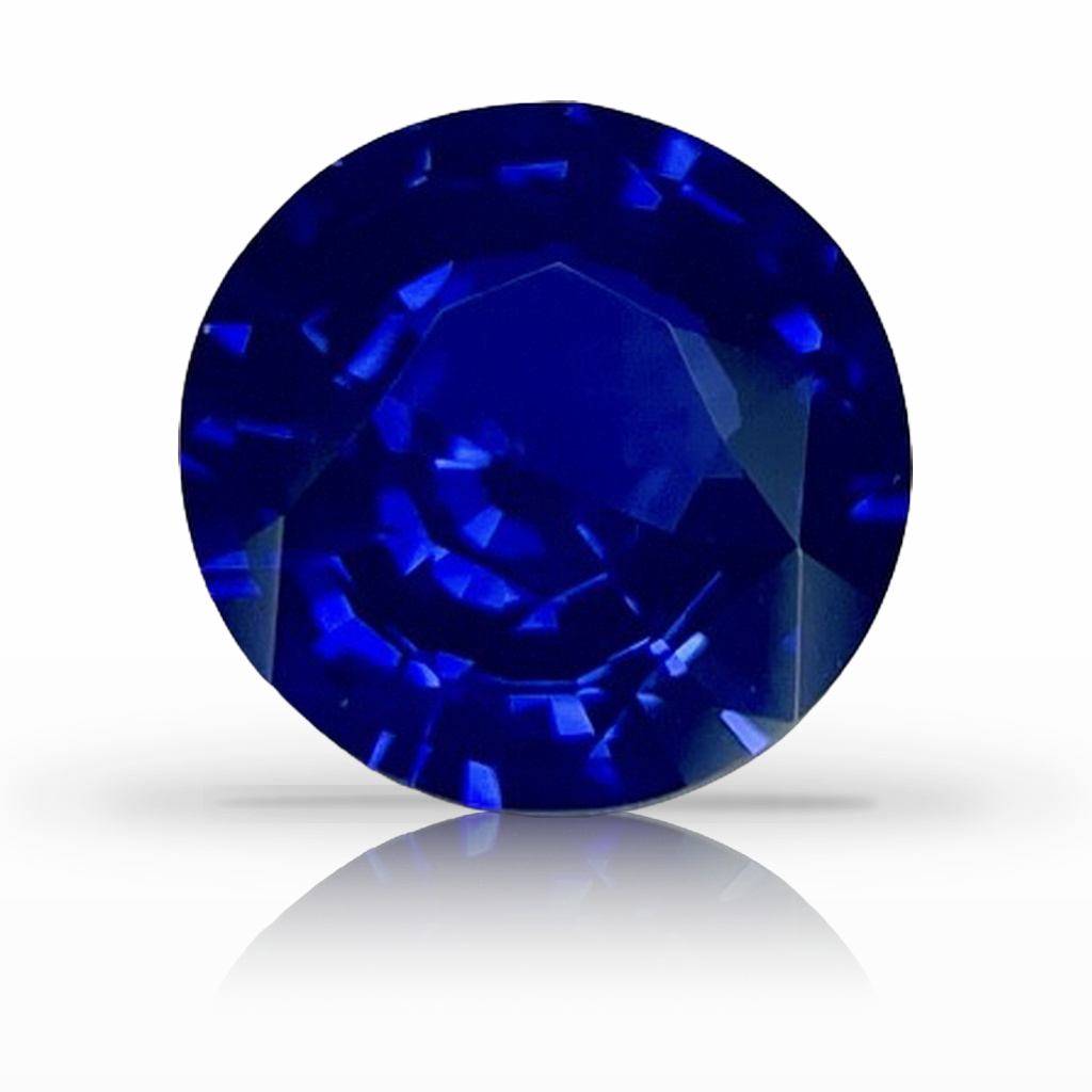 1.53ct Sapphire, Round, Blue, 7MM gemstone, 7MM, item #6181