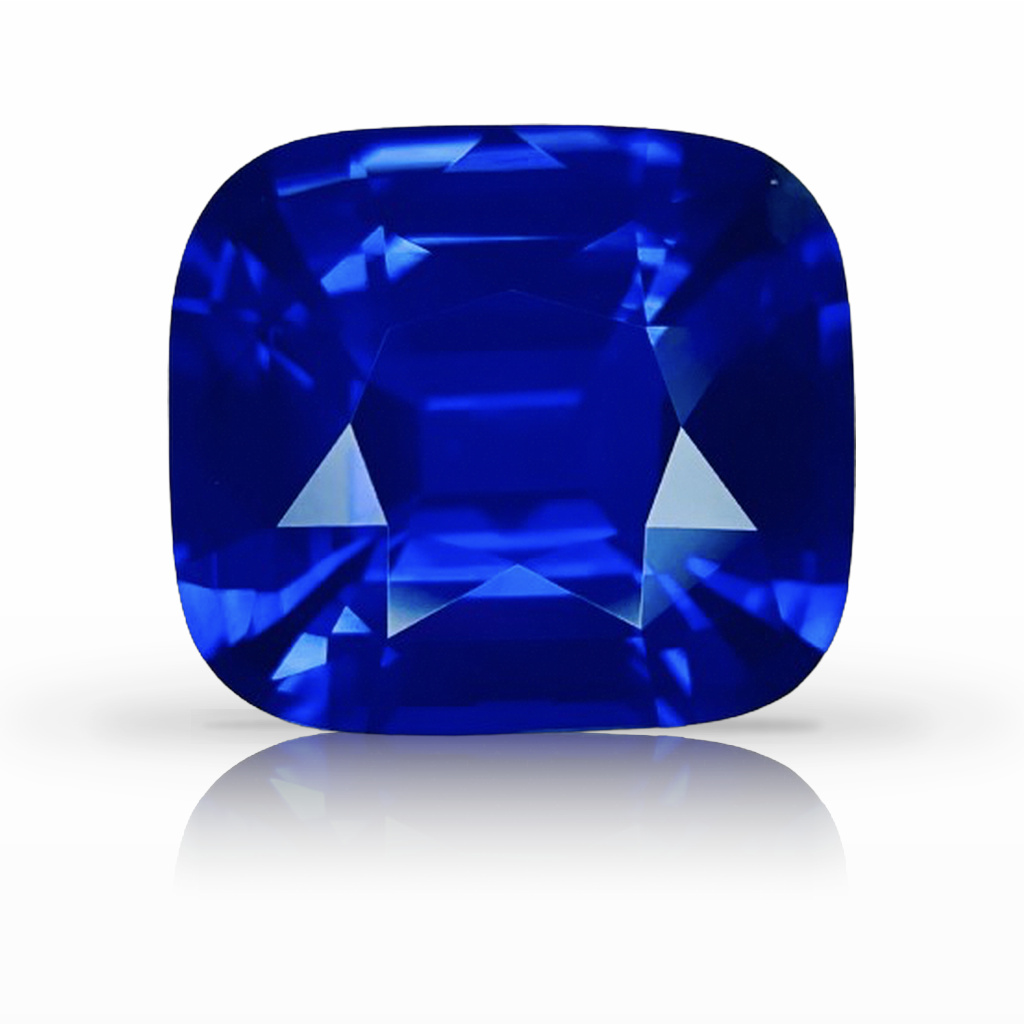 9.08ct Sapphire, Cushion, Blue gemstone, 12.6 x 11.3MM, item #6227