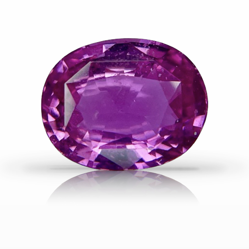 3.55ct Sapphire, Oval, Pink gemstone, 10 x 7.9MM, item #6233