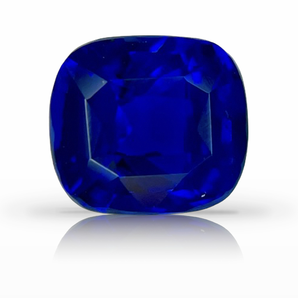 3.14ct Sapphire, Cushion, Blue gemstone, 8.3 x 7.5MM, item #6253