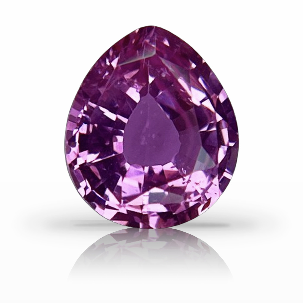 2.24ct Sapphire, Pear Shape, Pink gemstone, 9 x 7.7MM, item #6257