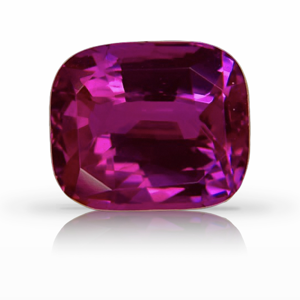 2.97ct Sapphire, Cushion, Pink gemstone, 8.4 x 7.1MM, item #6273