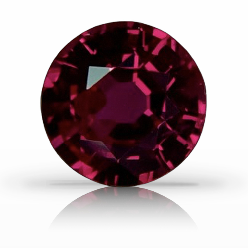 1.13ct Ruby, Round, Red, 6.4MM gemstone, 6.4MM, item #6295