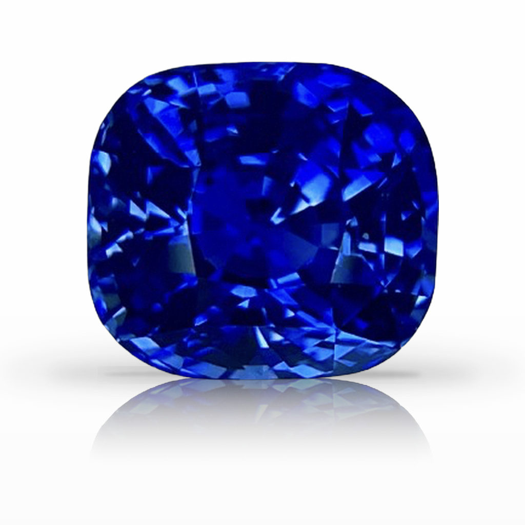 4.61ct Sapphire, Cushion, Blue gemstone, 9 x 8.2MM, item #6320