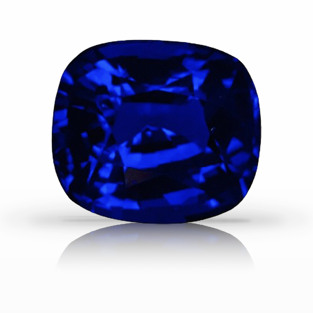 3.94ct Sapphire, Cushion, Blue gemstone, 9.2 x 8MM, item #6322