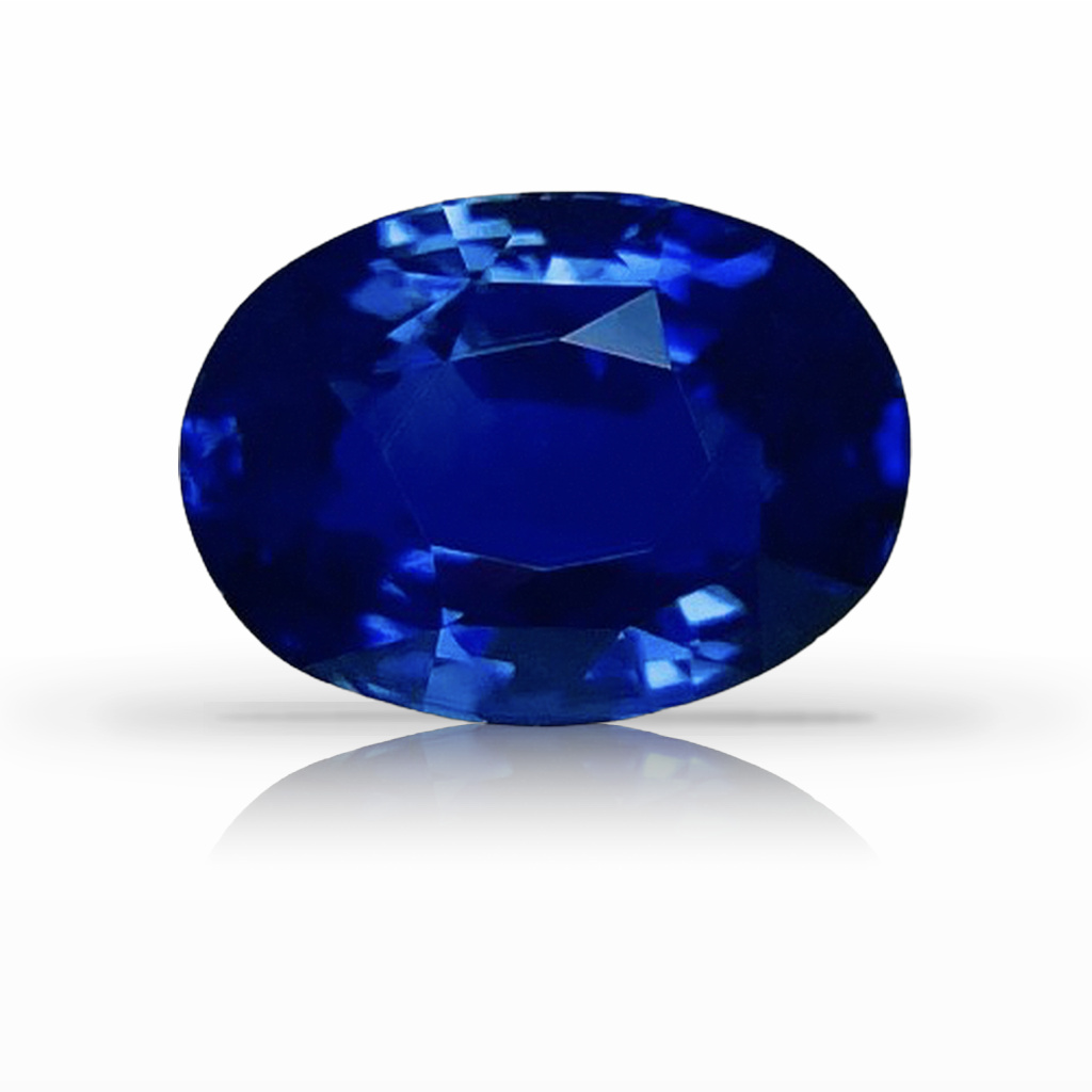 2.55ct Sapphire, Oval, Blue, No Heat gemstone, 8.9 x 6.5MM, item #6349