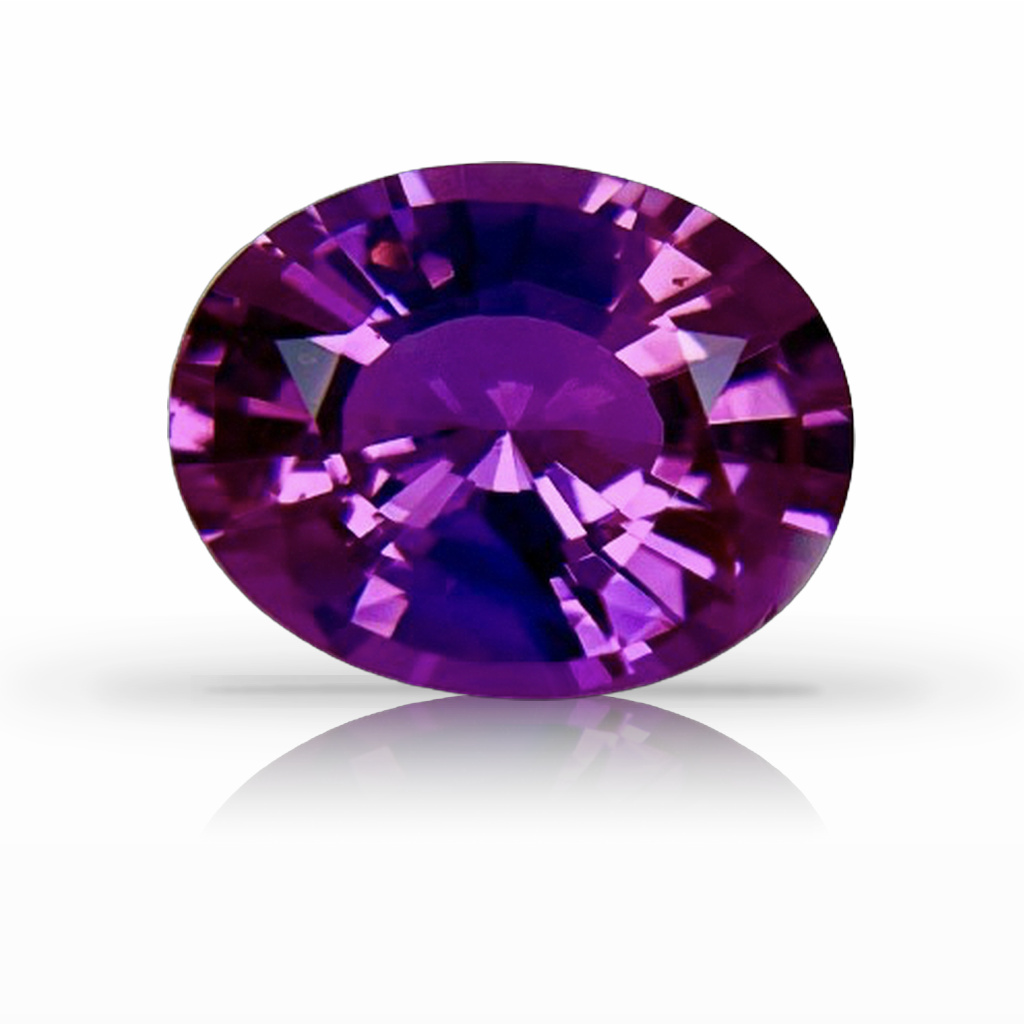 2.08ct Sapphire, Oval, Pink, No Heat gemstone, 8.9 x 7.2MM, item #6350