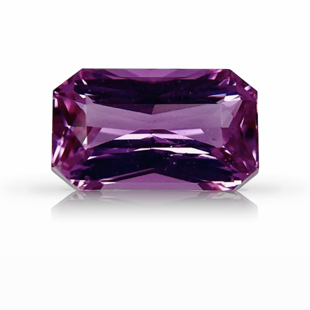 3.01ct Sapphire, Radiant Cut, Pink, No Heat gemstone, 10 x 6MM, item #6364