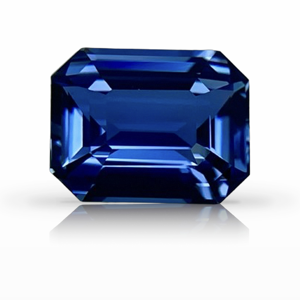 2.51ct Sapphire, Emerald Cut, Blue gemstone, 8.5 x 6.7MM, item #6367