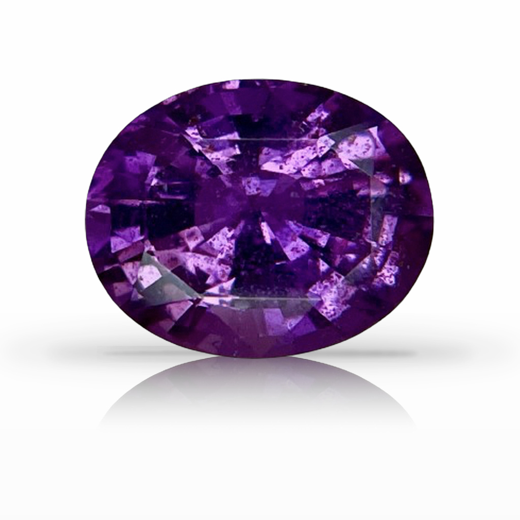 3.00ct Sapphire, Oval, Purple gemstone, 9.5 x 7.7MM, item #6370