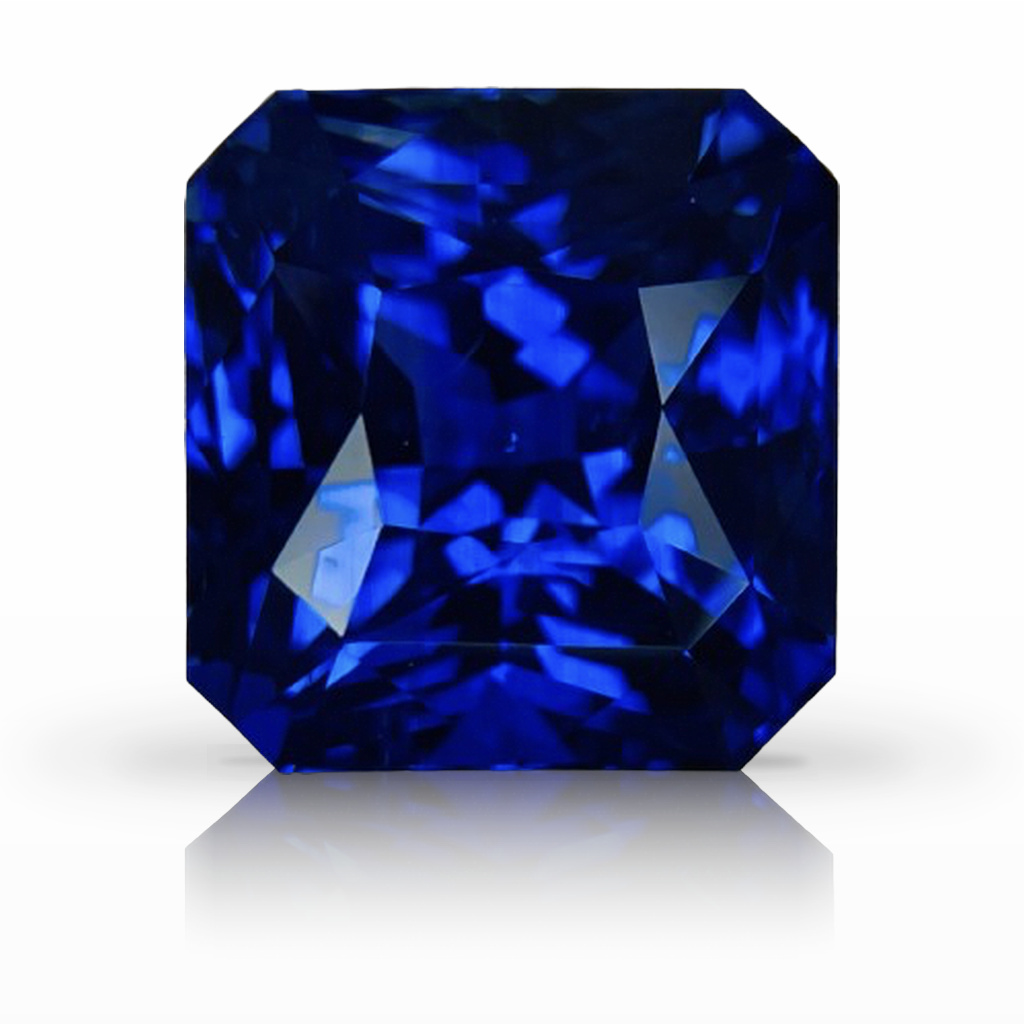 17.26ct Sapphire, Radiant Cut, Blue gemstone, 13.3 x 12.7MM, item #6379