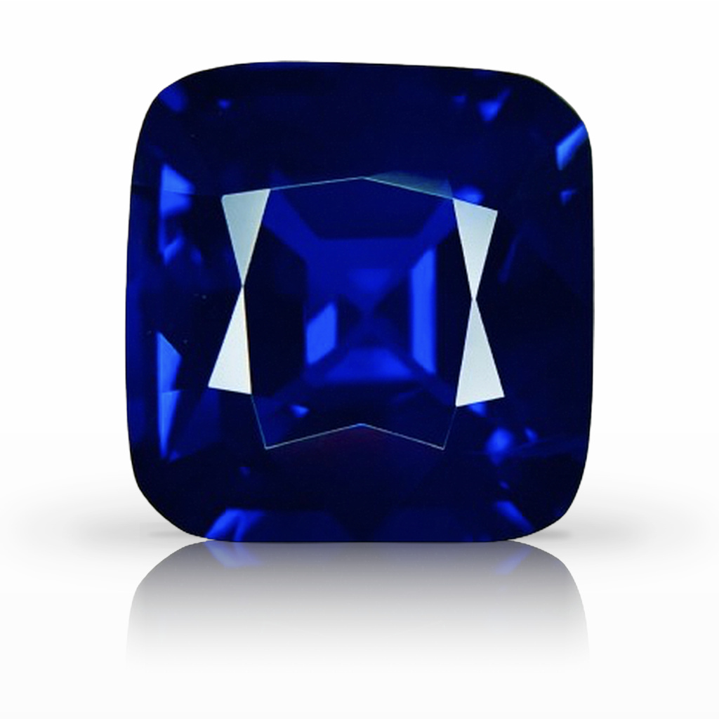 7.73ct Sapphire, Cushion, Blue gemstone, 11.5 x 11.1MM, item #6385