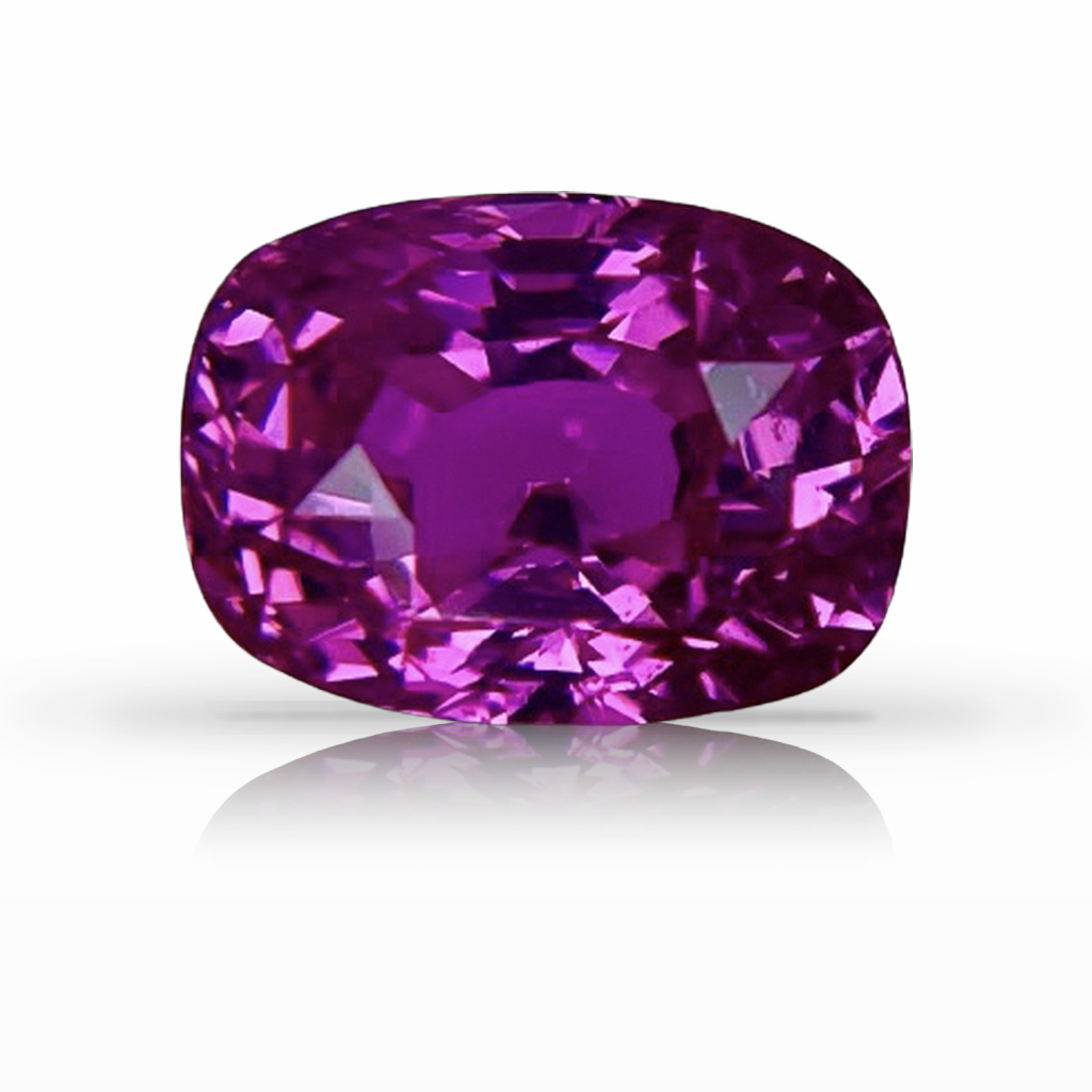 3.08ct Sapphire, Cushion, Pink gemstone, 8.9 x 6.6MM, item #6395