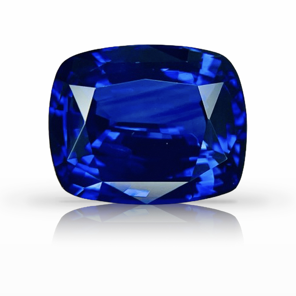 5.15ct Sapphire, Cushion, Blue gemstone, 11 x 8.9MM, item #6417