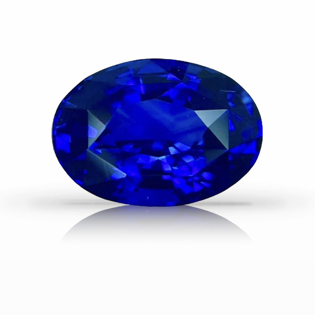 3.56ct Sapphire, Oval, Blue gemstone, 10.2 x 7.3MM, item #6419