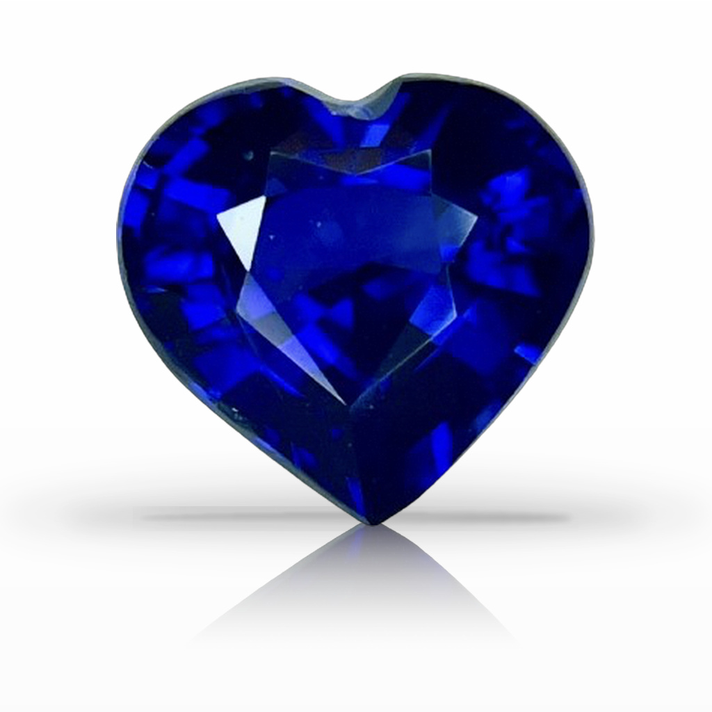 2.68ct Sapphire, Heart Shape, Blue gemstone, 8.8 x 8.2MM, item #6435