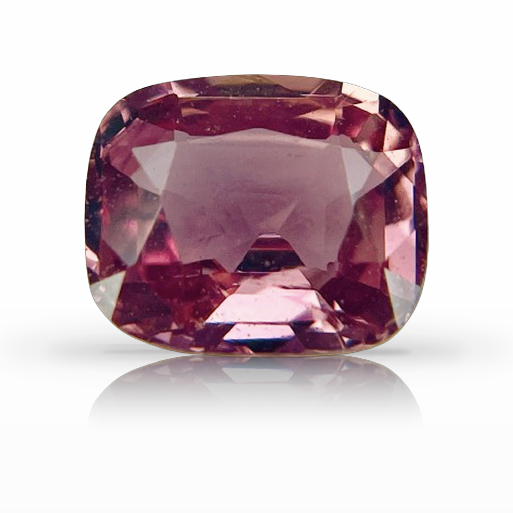 2.12ct Padparadscha, Cushion, Peach gemstone, 8.2 x 7MM, item #6443