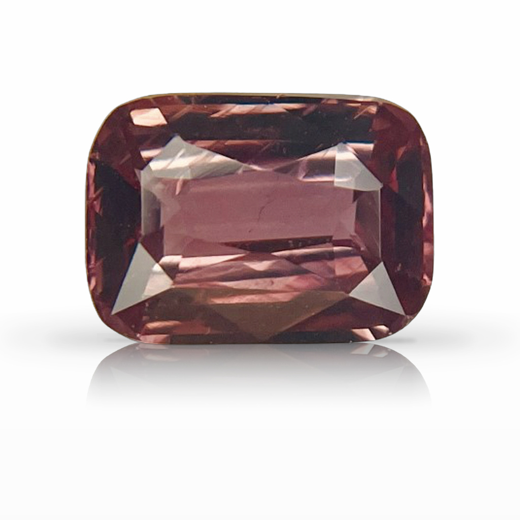 2.18ct Padparadscha, Cushion, Peach gemstone, 8.6 x 6.3MM, item #6444