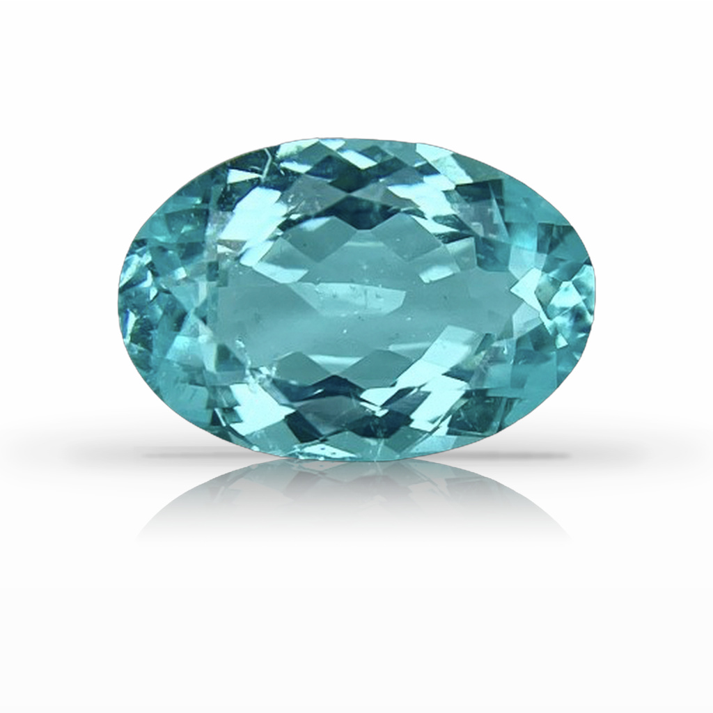 2.29ct Tourmaline-Paraíba, Oval, Blue gemstone, 10.7 x 7.3MM, item #6505