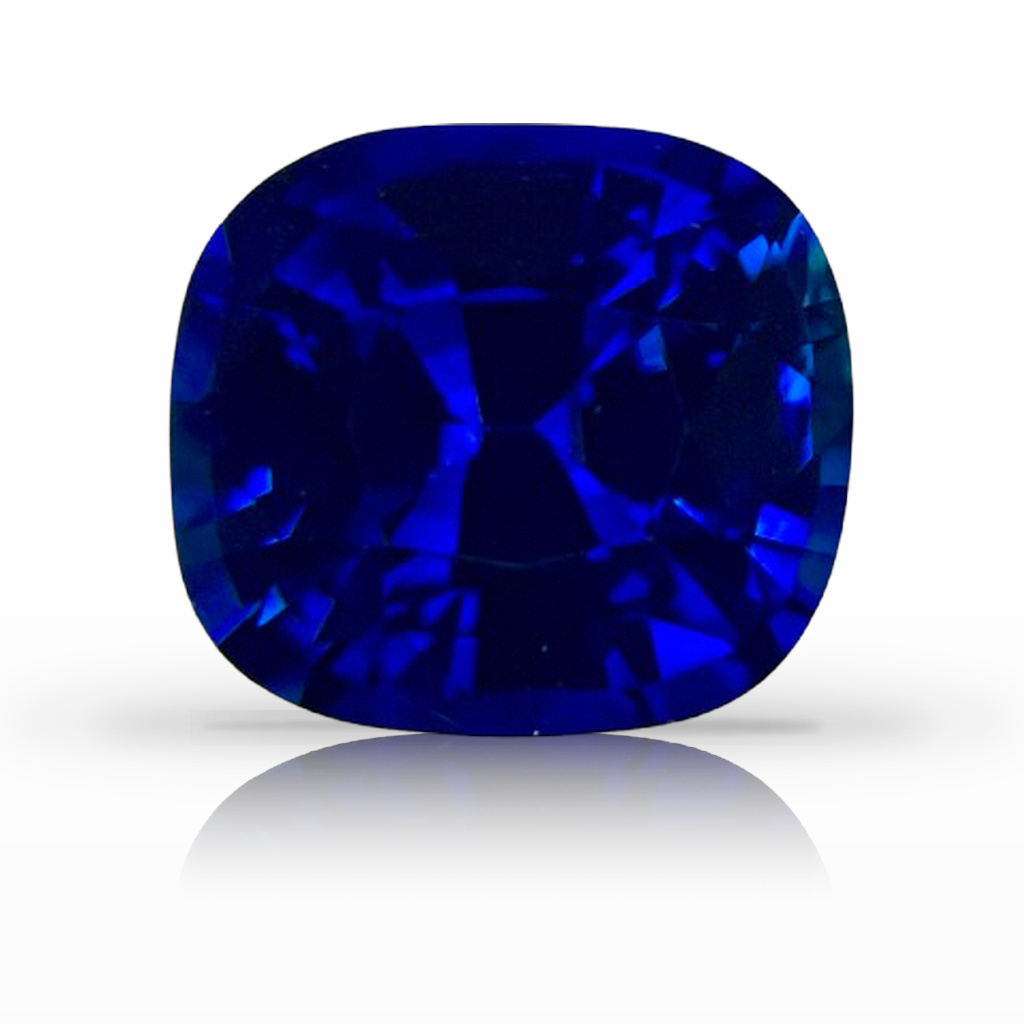 6.33ct Sapphire, Cushion, Blue gemstone, 11 x 9.9MM, item #6542
