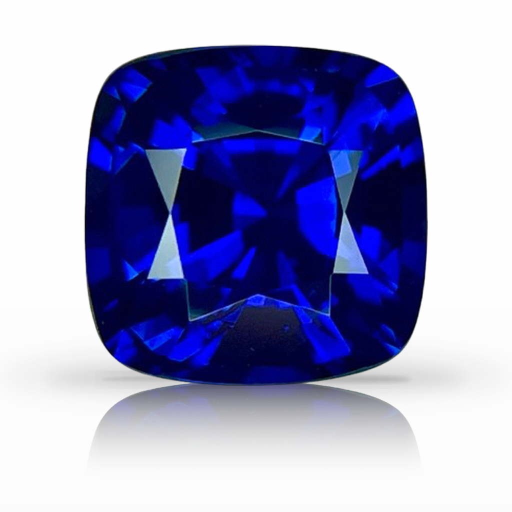 3.83ct Sapphire, Cushion, Blue gemstone, 9 x 8.9MM, item #6554