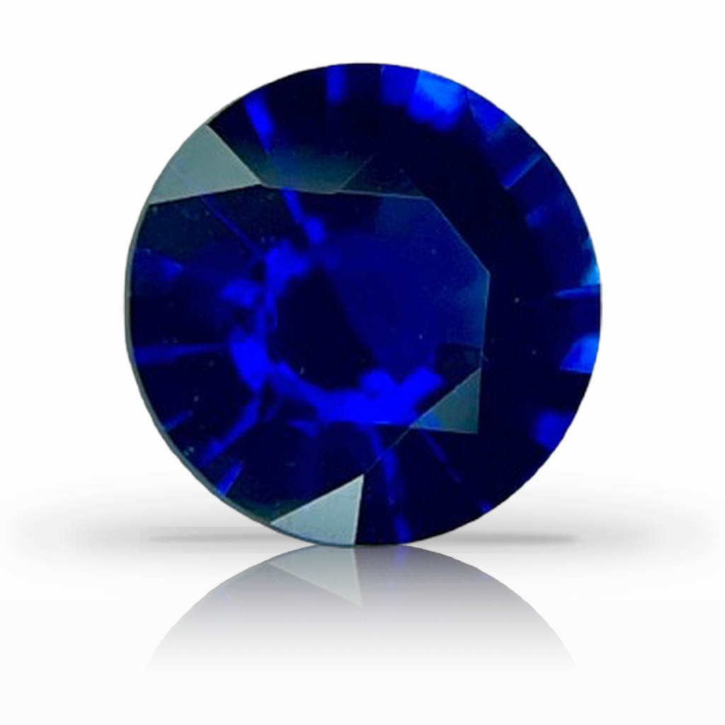1.33ct Sapphire, Round, Blue, 7MM gemstone, 7MM, item #6559