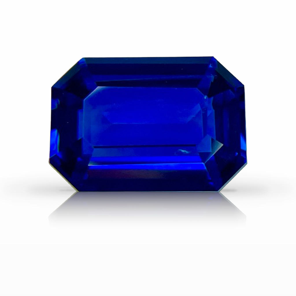 4.50ct Sapphire, Emerald Cut, Blue gemstone, 11.5 x 8MM, item #6572