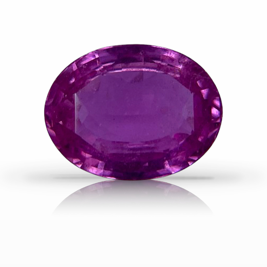 3.08ct Sapphire, Oval, Pink gemstone, 10 x 7.7MM, item #6590