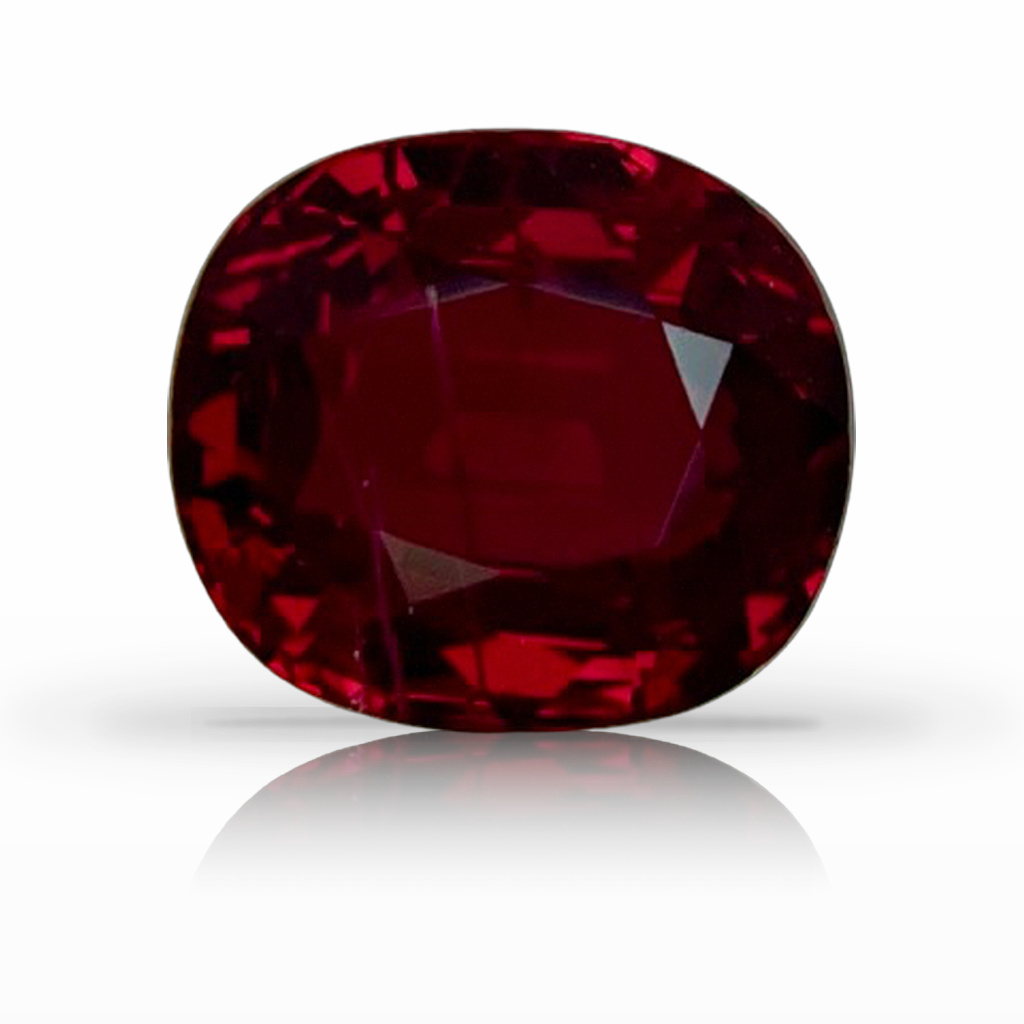 3.01ct Ruby, Oval, Red, Mozambique gemstone, 8.3 x 7.4MM, item #6597