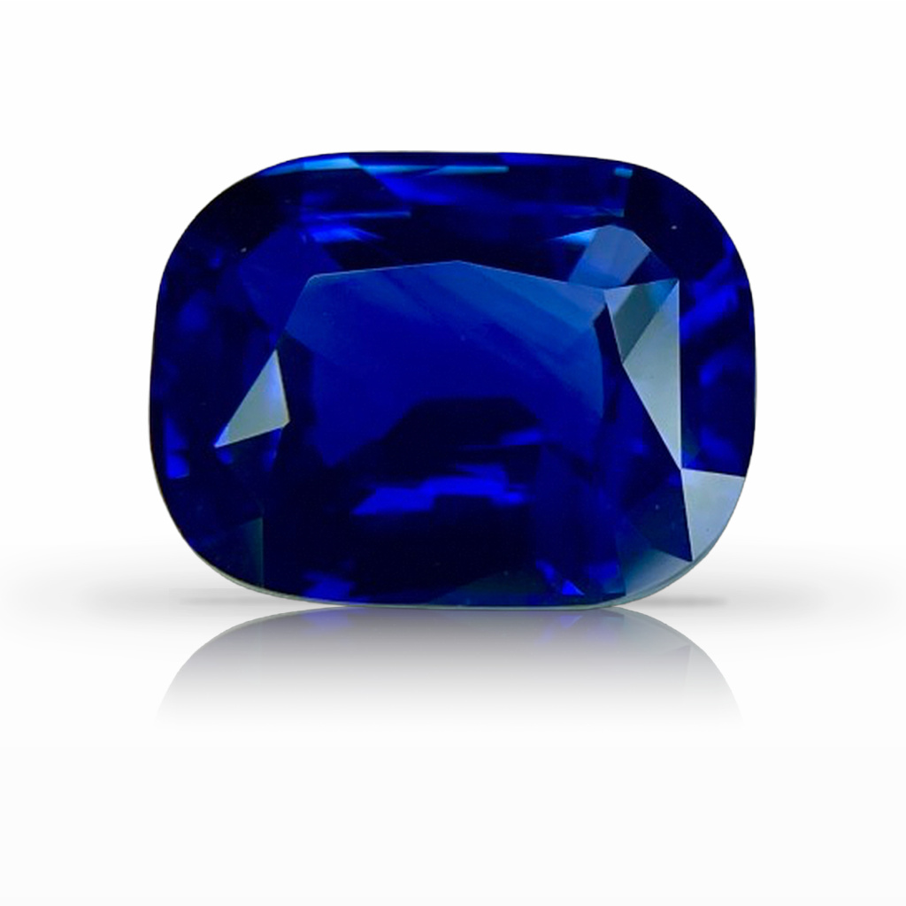 4.11ct Sapphire, Cushion, Blue gemstone, 10.5 x 8.2MM, item #6622