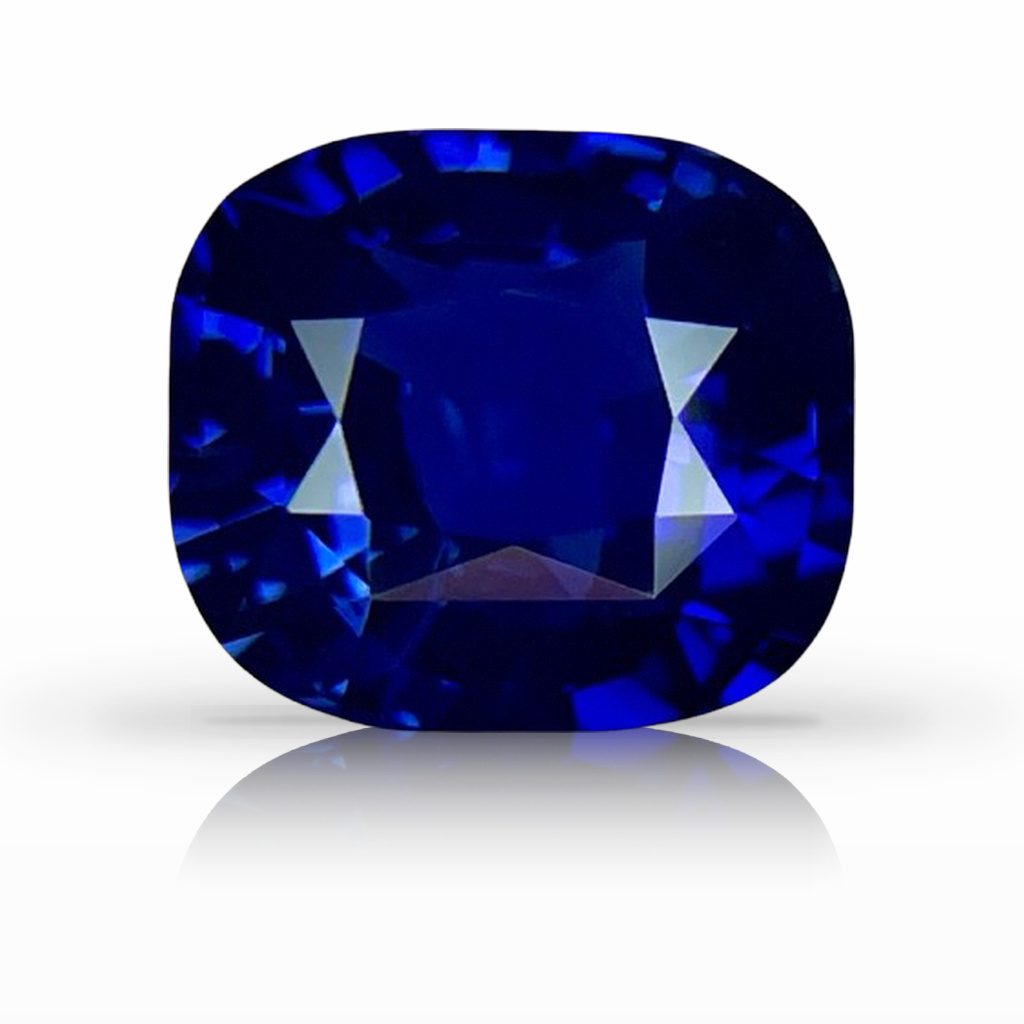 3.51ct Sapphire, Cushion, Blue gemstone, 9.3 x 8.2MM, item #6633