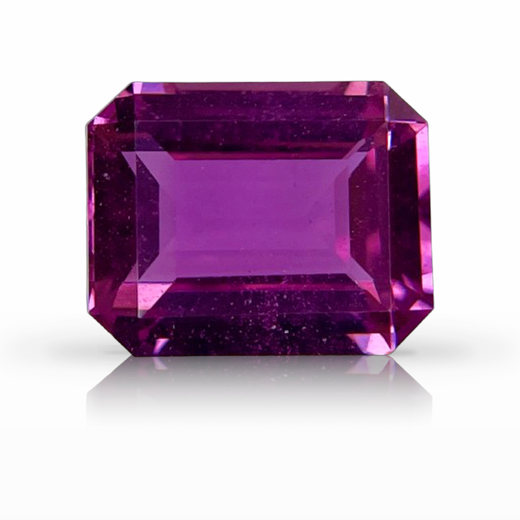 4.04ct Sapphire, Emerald Cut, Pink, No Heat gemstone, 10.2 x 8.1MM, item #6642