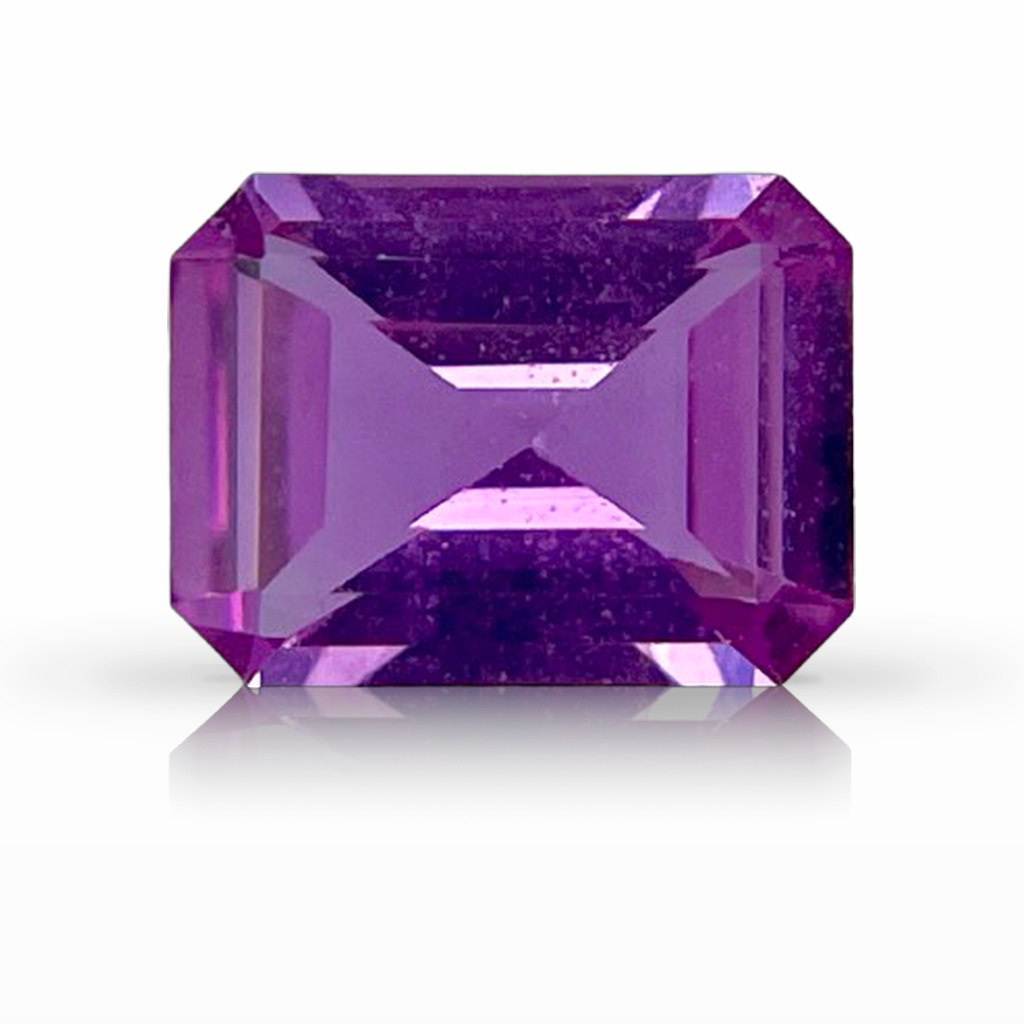 1.56ct Sapphire, Emerald Cut, Pink, No Heat gemstone, 7.9 x 6MM, item #6644