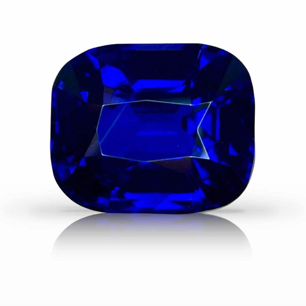 12.59ct Sapphire, Cushion, Blue gemstone, 14.1 x 11.9MM, item #6657