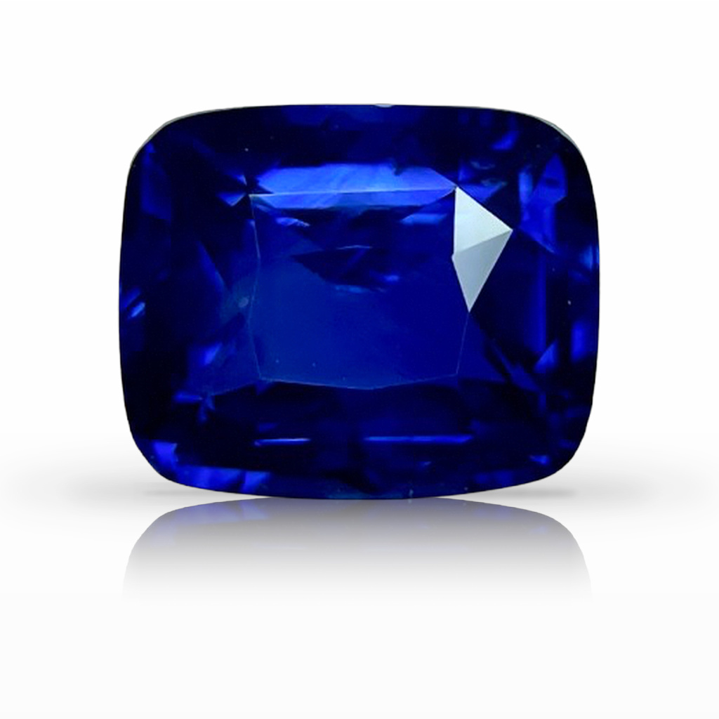 7.51ct Sapphire, Cushion, Blue gemstone, 11.4 x 9.6MM, item #6667
