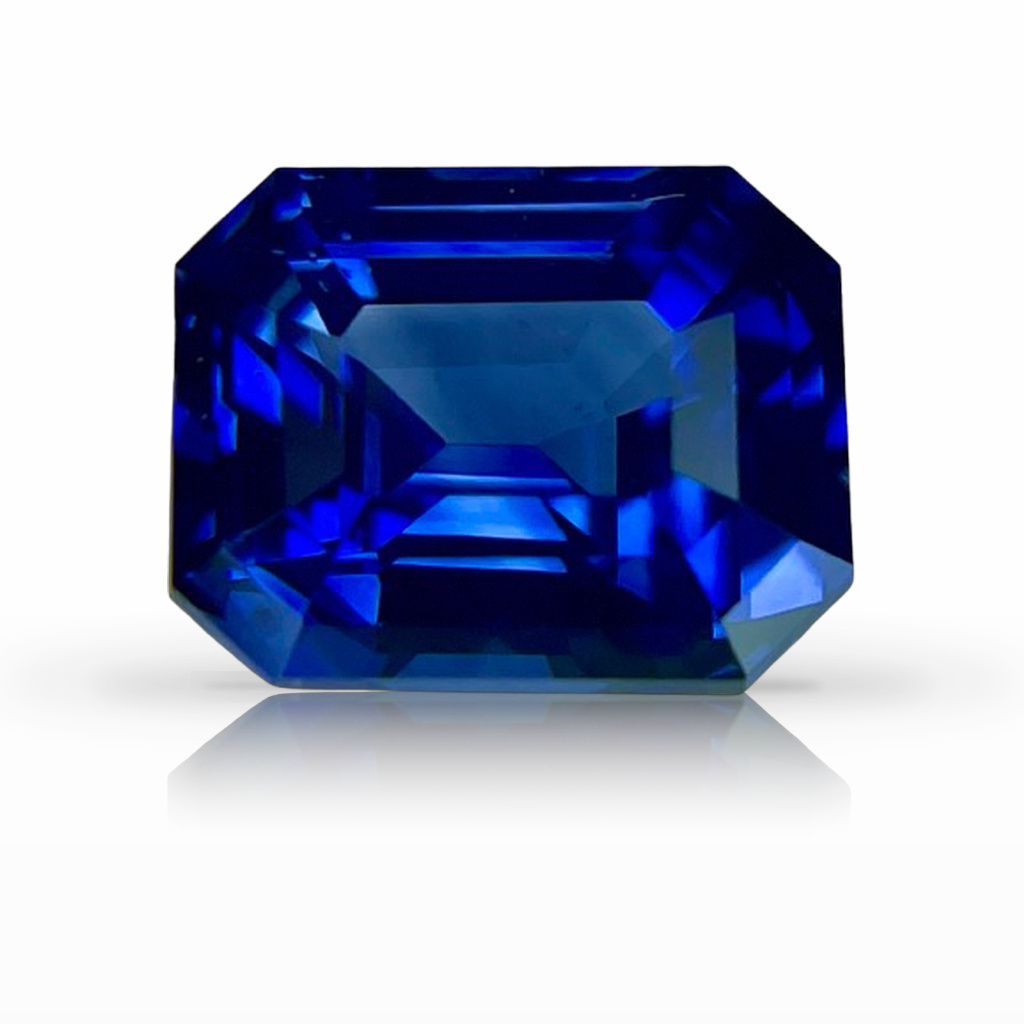 2.50ct Sapphire, Emerald Cut, Blue gemstone, 8 x 6.4MM, item #6687