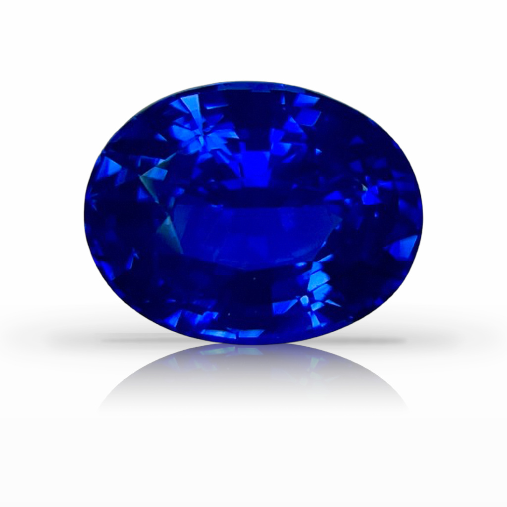4.04ct Sapphire, Oval, Blue gemstone, 10.5 x 8.2MM, item #6700