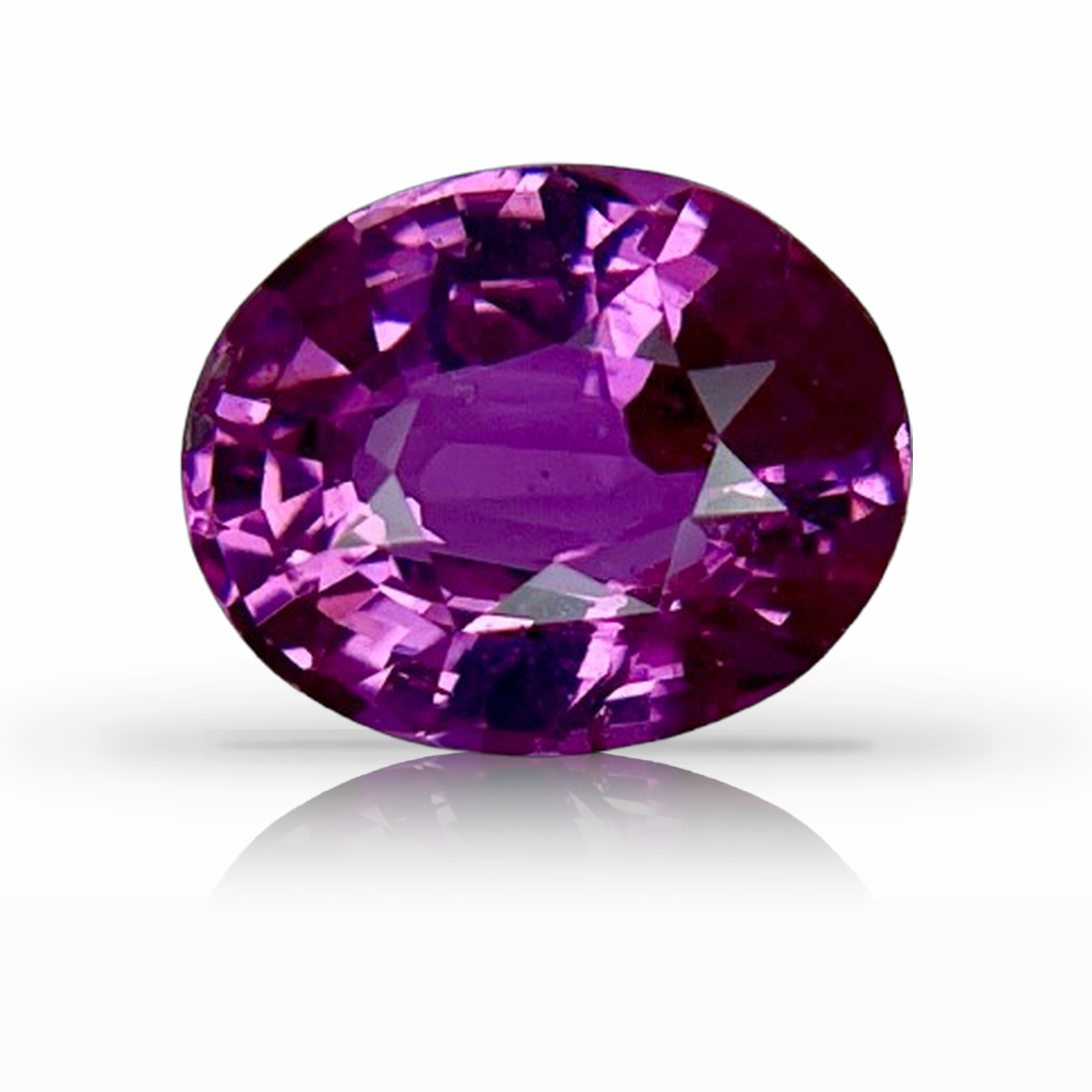 3.03ct Sapphire, Oval, Pink, No Heat gemstone, 9.5 x 7.7MM, item #6712