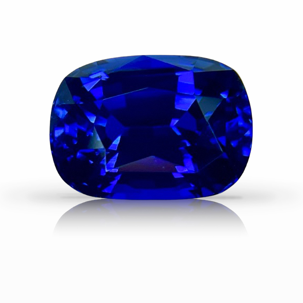 7.56ct Sapphire, Cushion, Blue gemstone, 12.3 x 8.9MM, item #6722