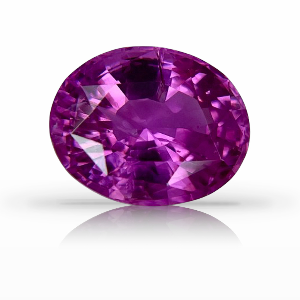 8.78ct Sapphire, Oval, Pink gemstone, 13.4 x 10.9MM, item #6764