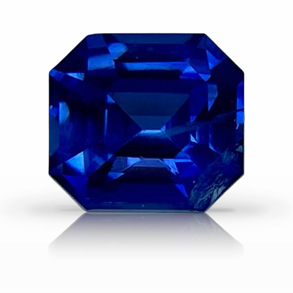 1.21ct Sapphire, Asscher, Blue gemstone, 6 x 5.6MM, item #6765
