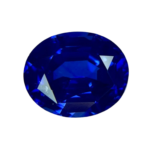 3.25ct Sapphire, Oval, Blue gemstone, 9.5 x 8MM, item #6766