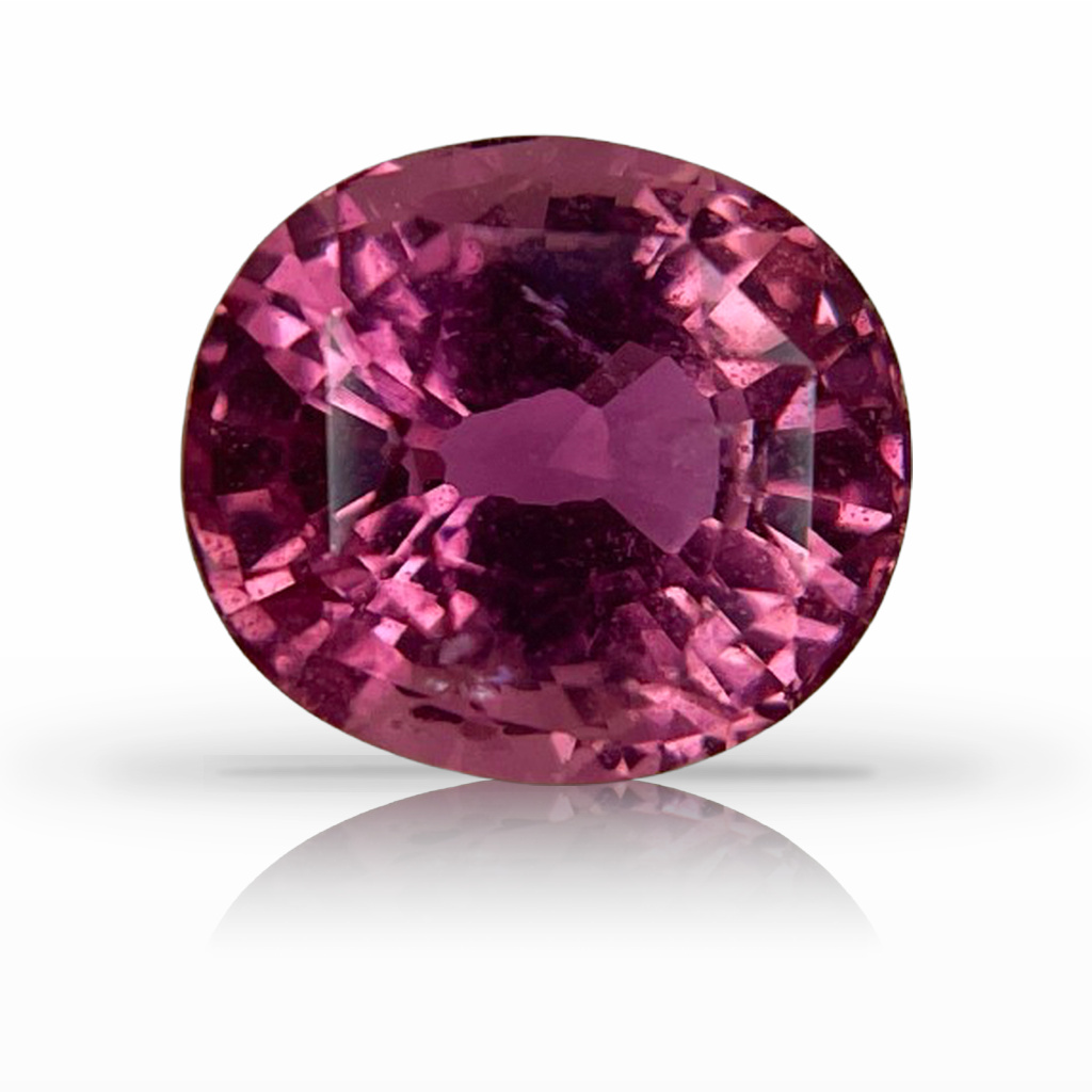 3.02ct Padparadscha, Oval, Peach gemstone, 8.6 x 7.6MM, item #6772