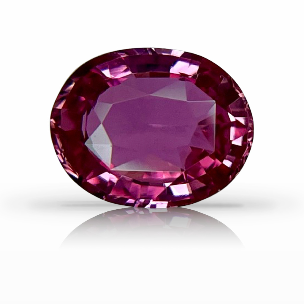 2.51ct Padparadscha, Oval, Peach gemstone, 9.4 x 7.5MM, item #6778