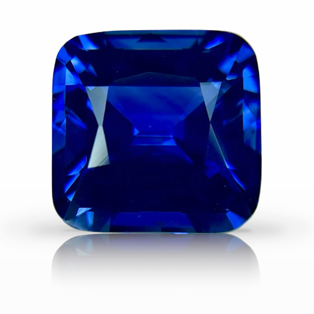 7.69ct Sapphire, Cushion, Blue gemstone, 11.2 x 11.1MM, item #6806