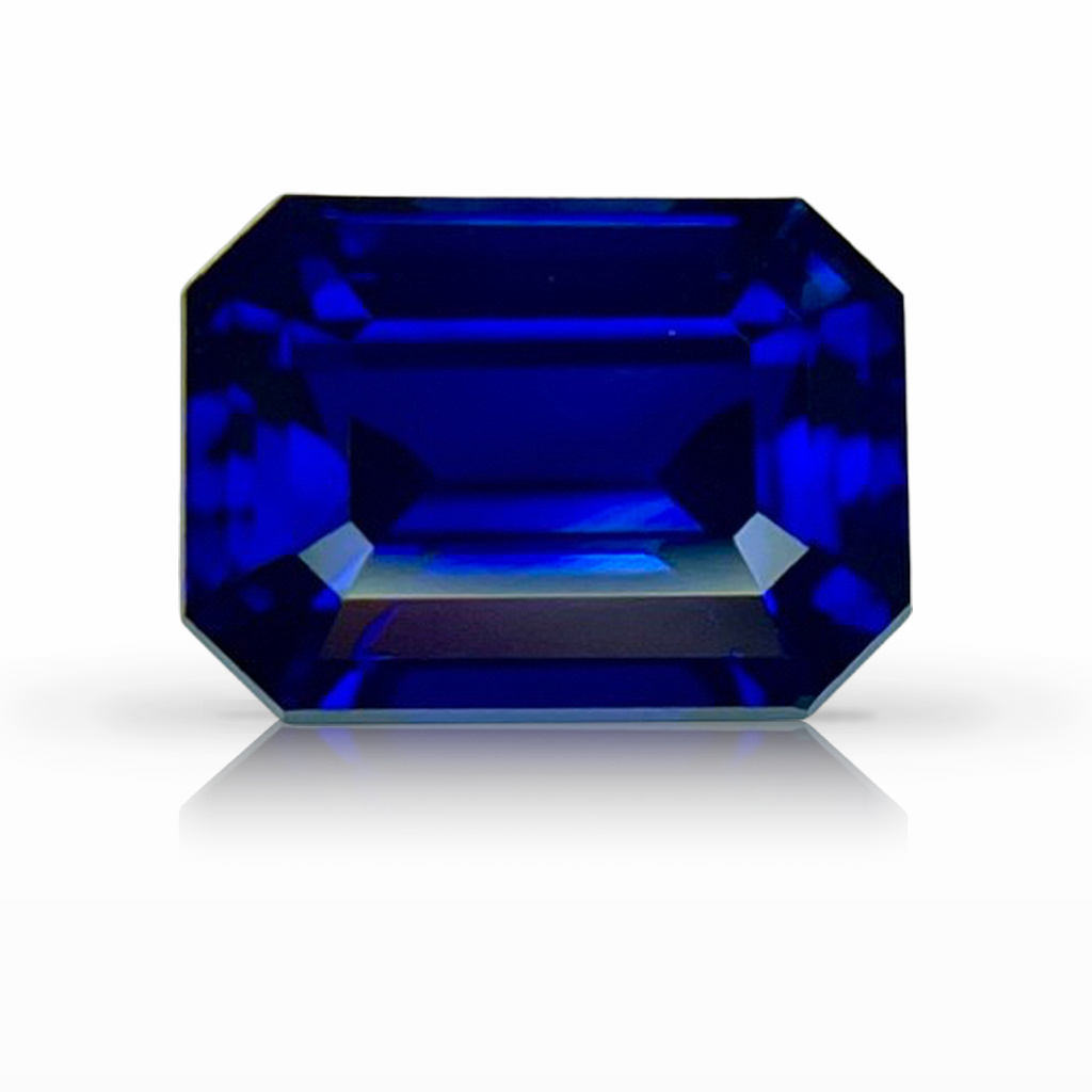 3.04ct Sapphire, Emerald Cut, Blue gemstone, 8.8 x 6.5MM, item #6810