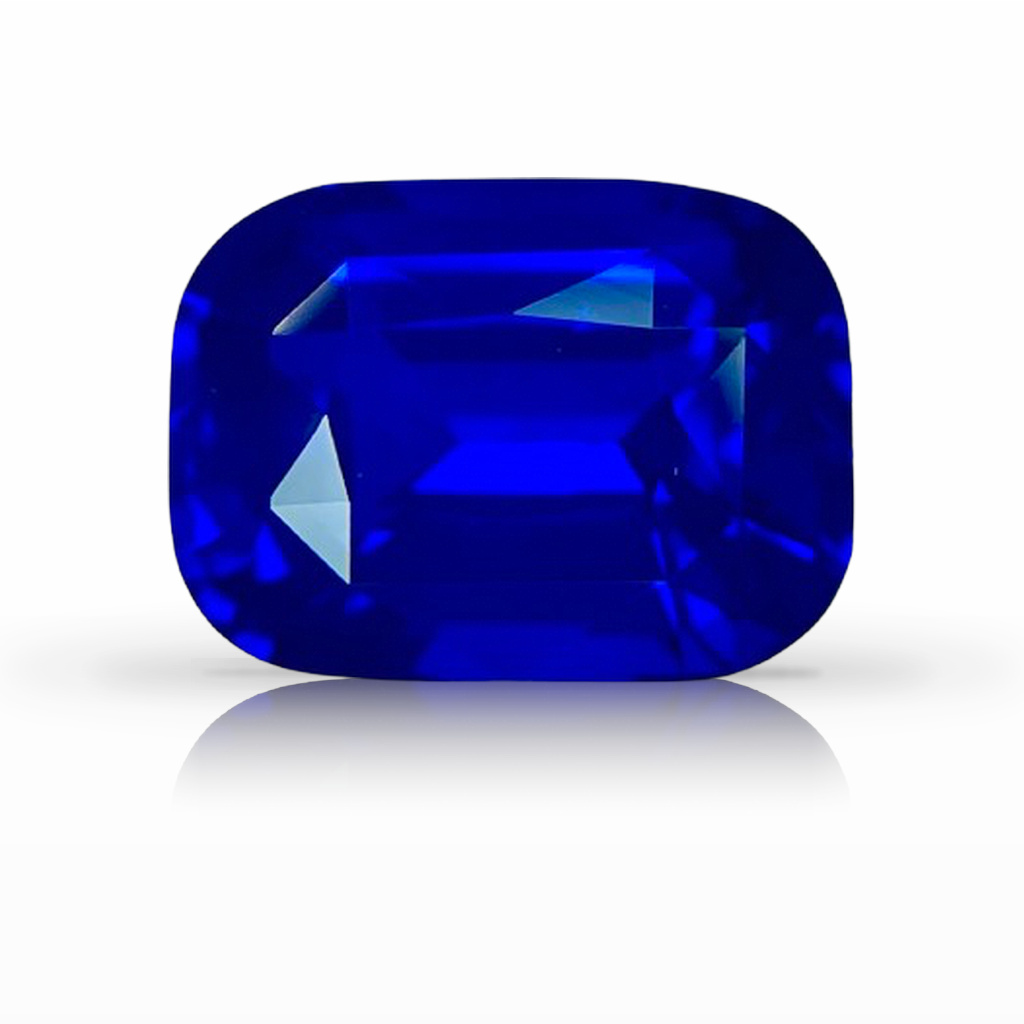 9.61ct Sapphire, Cushion, Blue gemstone, 12.8 x 9.5MM, item #6811