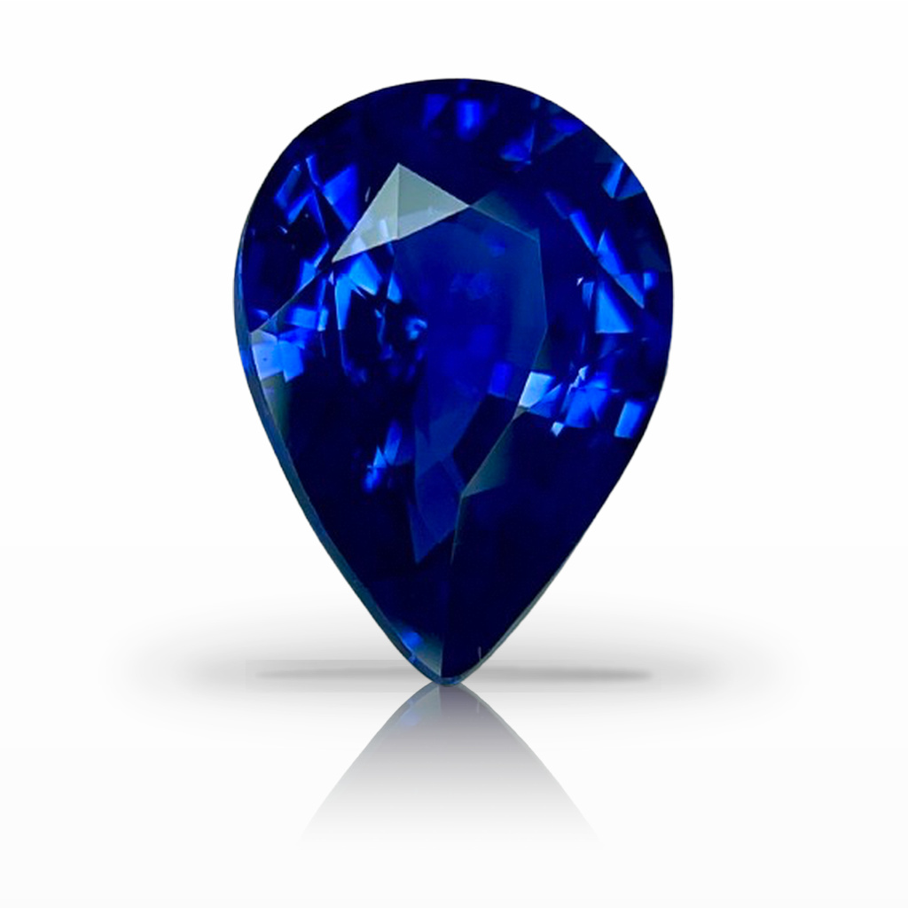 4.50ct Sapphire, Pear Shape, Blue gemstone, 12.1 x 8.8MM, item #6820